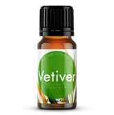 The Premium Nature Vetiver oil bottle pour showcases its earthy aroma.