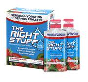 The Right Stuff box front with strawberry kiwi flavor for hydration readiness.