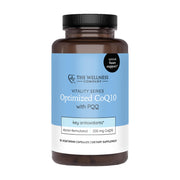 The Wellness Company Optimized CoQ10 + PQQ capsules support cellular energy.