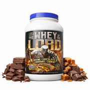 The Whey of The Lord Divine whey protein isolate bottle for post-workout muscle support.