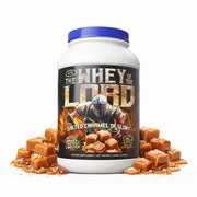 The Whey of The Lord Glory bottle shows premium protein for lean muscle support