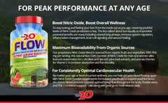 The20 Flow capsules closeup reveals smooth, easy-to-swallow capsules.