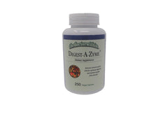 The Doctor Within Digest-A-Zyme bottle label shows full-spectrum enzyme support for digestion