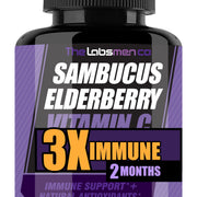 THELABSMENCO Sambucus Elderberry immune bottle supports daily seasonal wellness