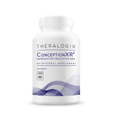 Theralogix ConceptionXR bottle front showing daily male fertility support for family planning
