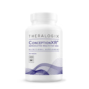Theralogix ConceptionXR bottle front showing daily male fertility support for family planning