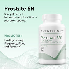 Theralogix Prostate SR NSF-certified seal emphasizing quality and purity.