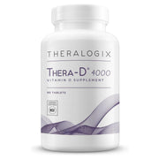 Theralogix Thera-D 4000 bottle with vitamin D3 for daily bone and immune support