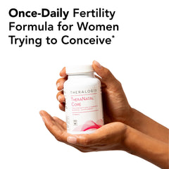 Pill dispenser graphic illustrating daily dosing for preconception planning