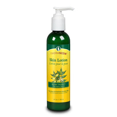 TheraNeem Neem Therapé Skin Lotion bottle pour showing rich hydration for dry, sensitive skin