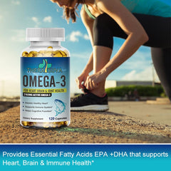 TheraSuva Omega-3 label close-up shows purity and quality.