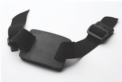 There’s No Place Like Ohm Practitioner Activator on the leg enabling hands-free tuning fork use.