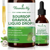 Theronika Aly Soursop Bitters bottle for daily balance
