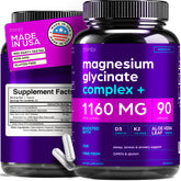Thinbi Magnesium Glycinate bottle front for high absorption