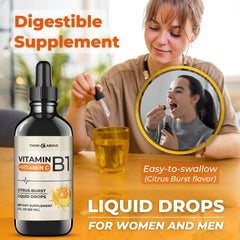 Think Above liquid drops with a simple dropper cap for convenient daily dosing.