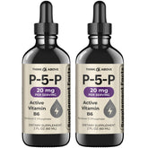 Think Above P5P Liquid Drops bottle shown for precise, flexible dosing.