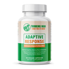 Thinking Man Nutrition Adaptive Response bottle front view for daily focus.