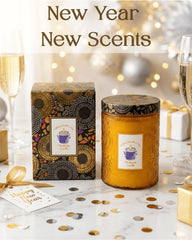 ThinkLabs candle wax close-up highlights pure soy wax for a clean burn.