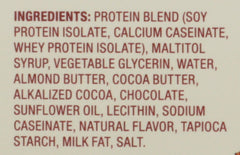 ThinkThin protein bar shows 20g protein per bar for post-workout support.