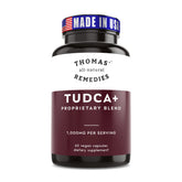 Thomas' Tudca 500mg bottle front supports daily liver care