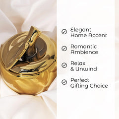 Thompson Ferrier cotton wick ensures steady flame and even scent throw.