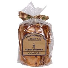 Thompsons Candle Co Mulled Cider Pillar Med creates a cozy autumn aroma.