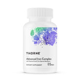 THORNE Advanced Iron Complex bottle for daily iron support.