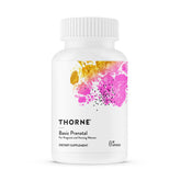 THORNE Basic Prenatal bottle and capsules for easy daily support during pregnancy
