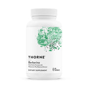 THORNE Berberine dual action bottle-front showing brand and formula focus.