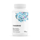 THORNE Brain Factors bottle front view highlighting NR and coffee fruit extract for focus.