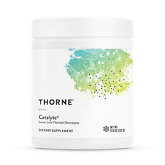 THORNE Catalyte bottle front view for electrolyte replenishment during workouts.