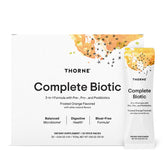 THORNE Complete Biotic bottle front showing brand and label for reliable gut support.