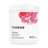 THORNE Creatine micronized powder tub front for easy daily use.