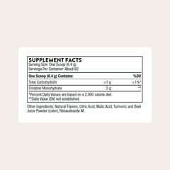 THORNE Creatine scoop-dispense with precise 5 g serving for steady training