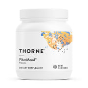 THORNE FiberMend tub label showing a prebiotic fiber formula for GI support