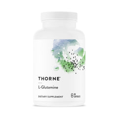 THORNE L-Glutamine bottle front showing GI support