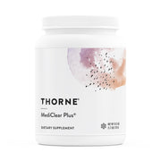 THORNE MediClear Plus tub-front view for daily nutrition support.