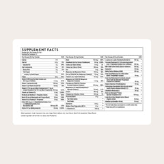 Thorne MediClear-SGS multivitamin-mineral profile illustrates complete daily nutrient support.