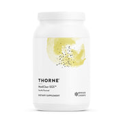 THORNE MediClear-SGS vanilla tub with plant protein and vitamins for daily nutrition