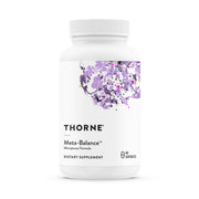 THORNE Meta-Balance bottle cap for easy daily dosing during menopause support.