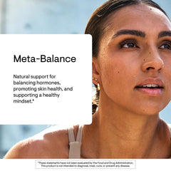 THORNE Meta-Balance front label highlights natural ingredients for balance awareness.