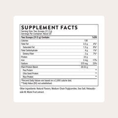 THORNE Plant Protein Vanilla scoop in bowl for a quick post-workout shake.