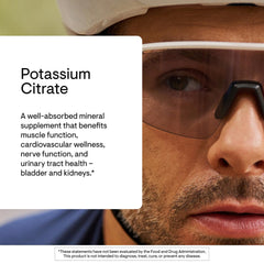 THORNE Potassium Citrate label view emphasizing third party contents certification