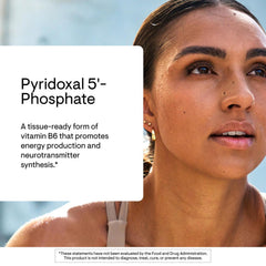THORNE Pyridoxal 5'-Phosphate bottle with cap shows simple daily intake.
