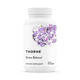 THORNE Stress Balance bottle pouring capsules for convenient daily use