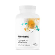 THORNE Super EPA Pro bottle front with 120 softgels for daily heart support.