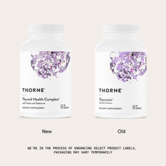 THORNE Thyroid Health Complex ingredients list highlighting key cofactors