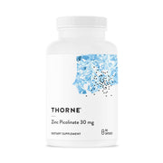 Thorne Zinc Picolinate 30 mg bottle front for daily immune support