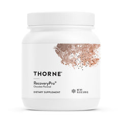 THORNE RecoveryPro bottle front view showing post-workout recovery support