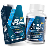 ThrivyThystle multivitamin for men 50+ bottle front showing daily dosing support